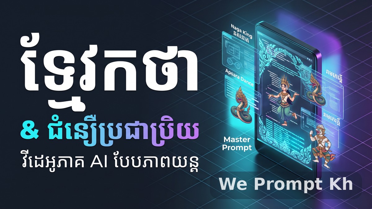Master Prompt for Khmer Folklore & Mythological Legends Cinematic AI Video Series